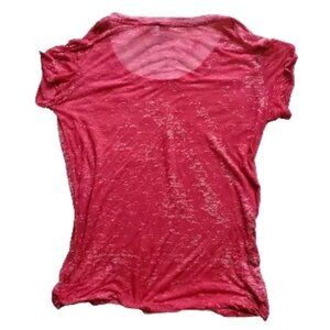 Women's Pink Sheer Top